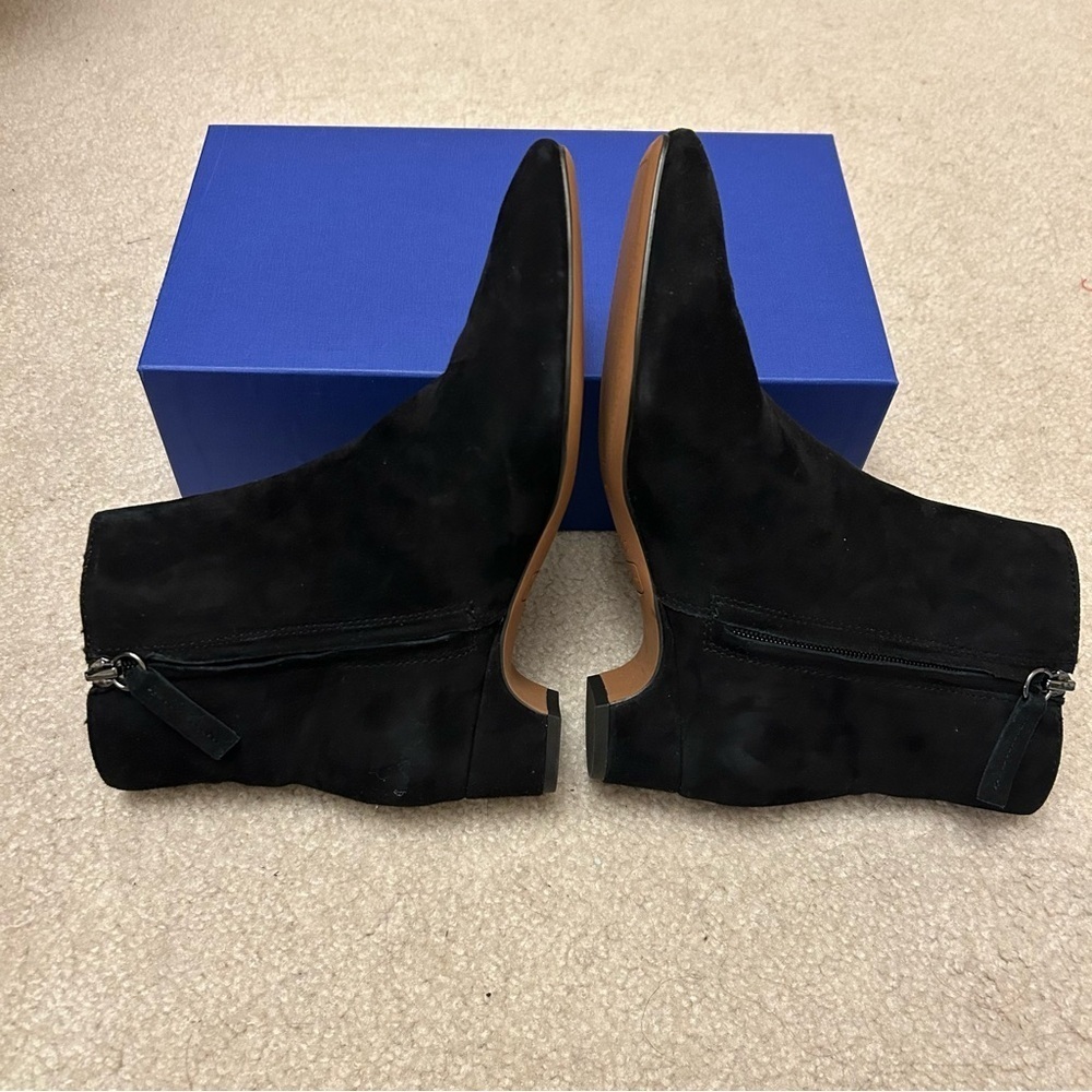 Franco Sarto Luella Bootie in Black Suede Size 6.5M - Picture 7 of 11